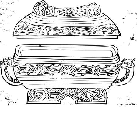 Cooking utensils, ears, footsのイラスト素材