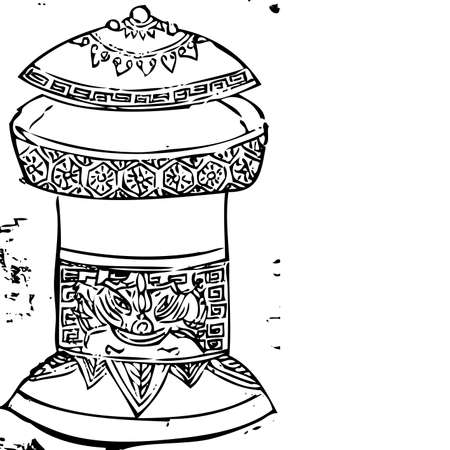 Ceremonial vesselのイラスト素材