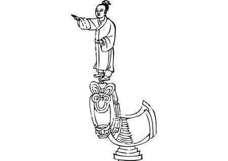 Ladder stairsのイラスト素材