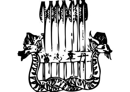 Snake statueのイラスト素材