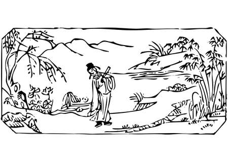 TRAVELのイラスト素材