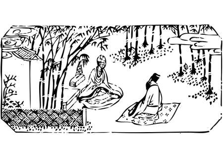 talk with each otherのイラスト素材