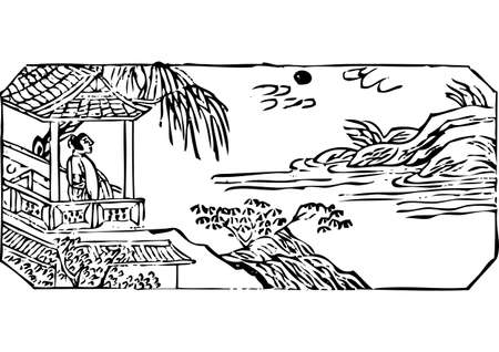 moon festivalのイラスト素材