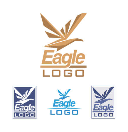 Modern eagle logo templateのイラスト素材