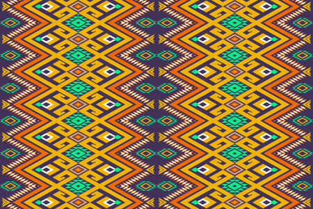 Ethnic boho seamless pattern. Tribal vector ornament. Aztec style