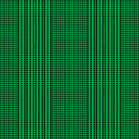 A seamless pattern composed of alternating rectangular grids and vertical stripes of small black...
