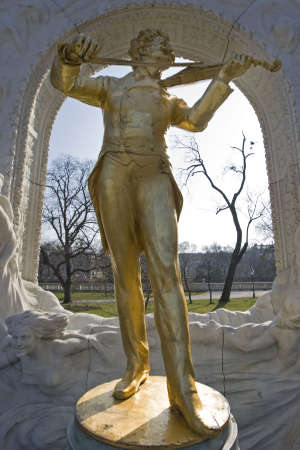Johann Strauss Monumentの写真素材