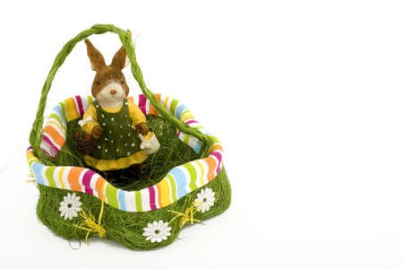 easter egg in the nestの写真素材