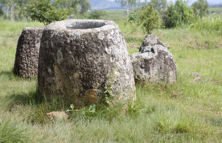 level of pottery, Laosの写真素材