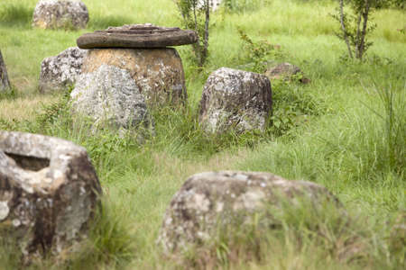 level of pottery, Laosの写真素材