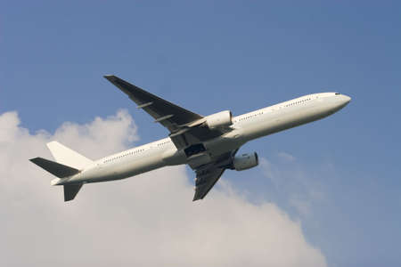 Plane in the sky