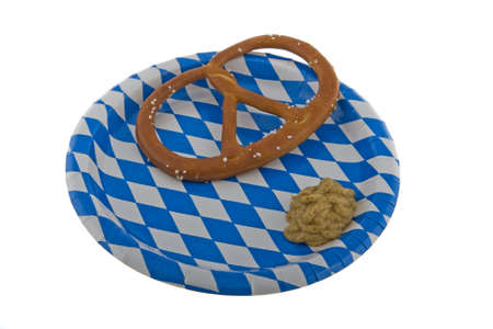 Munich October celebration with cracknelの写真素材