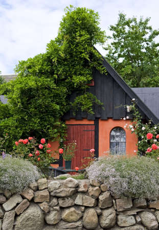 House in the nordic style, Bornholm, Denmarkの写真素材