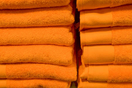 Stack of towelsの写真素材