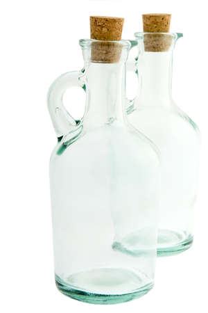 Bottle made of glass with corksの写真素材