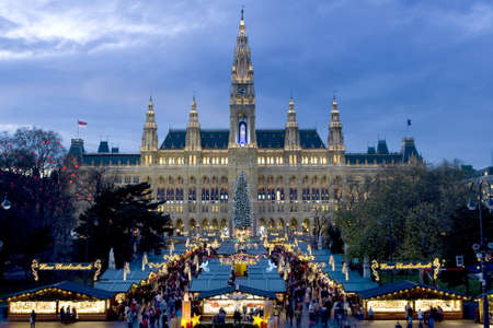 Viennese Christmas marketの写真素材
