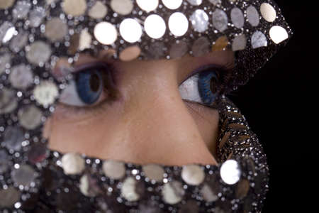 blue eyes Orientの写真素材