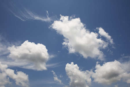blue sky with clouds, can also use for background