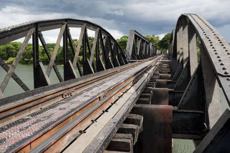 Bridge over River Kwai, Thailandの写真素材
