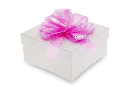Gift box with decoration ribbon