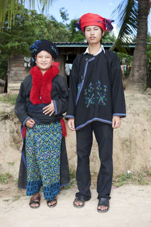 Asian people Yao from Laos