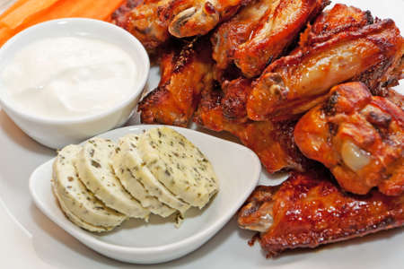 buffalo wing platterの写真素材