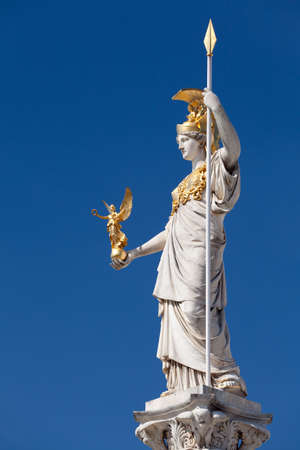 Athena, goddess of greek mythologyの写真素材