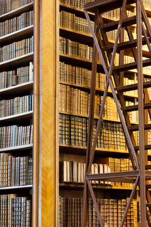Old antique booksの写真素材