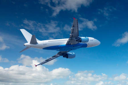 Airplane in the sky