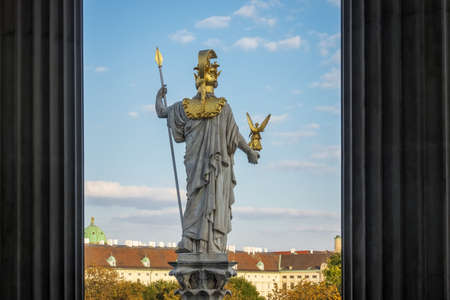 Pallas Athene Statueの写真素材