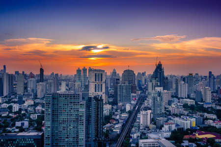 Bangkok Sunsetの写真素材