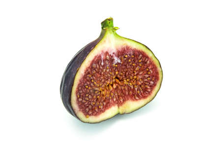 Fresh Fig On Whiteの写真素材