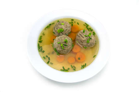 Liver Dumpling Soupの写真素材