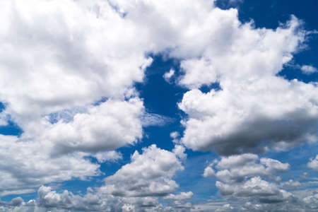 Sky With Cumulus Clouds
