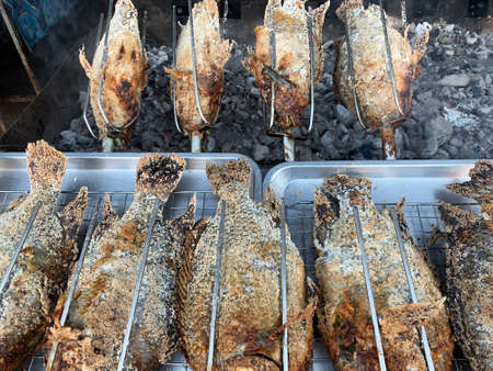 Barbecue Fish With Salt Crust