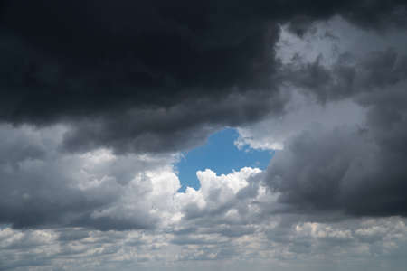 Dramatic Sky With Dark Storm Clouds, rain will come