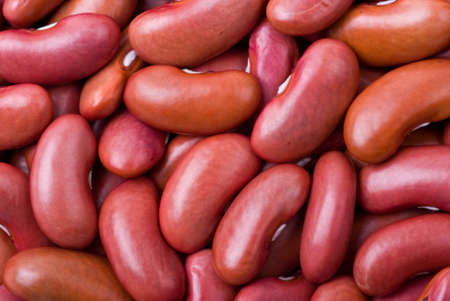 Abstract background of Red haricot beans (macro)