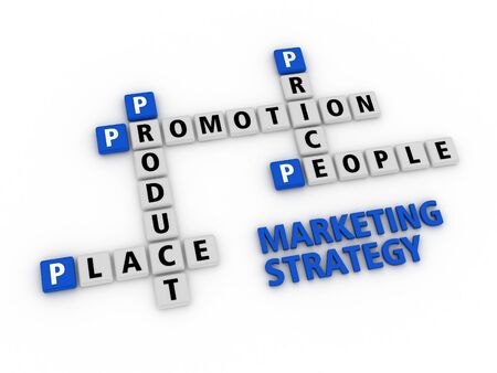 5 P's Of Marketingの写真素材