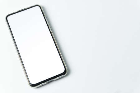Phone with blank screenの写真素材