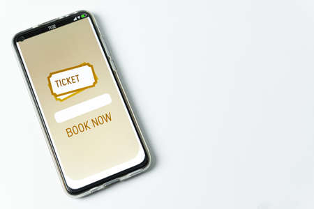 Phone with booking app