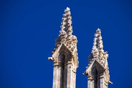 Massa Marittima is an old town in Tuscany, Italyの写真素材