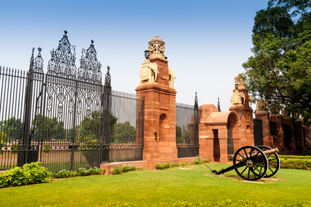 Rashtrapati Bhavan is the official home of the President of India, located at the Western end of Rajpath in New Delhi, India.の写真素材