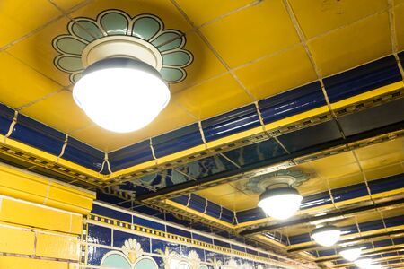 Berlin, Germany - December 19, 2017. The Klosterstrasse U-Bahn station.