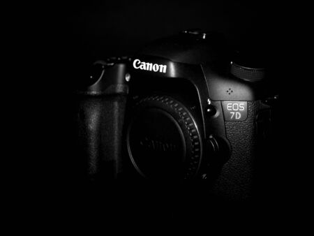 Rome, Italy - March 06, 2019: Canon 7D dslr camera beautiful still lifeのeditorial素材