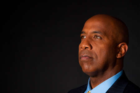 Portrait of an African American businessman.の写真素材