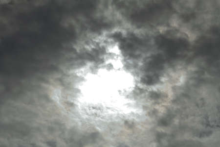Stormy sky with white cloud. Background