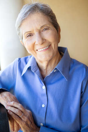 Healthy Elderly Mature Woman