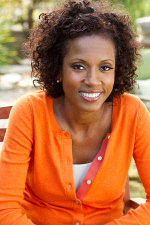 African American Woman Smilingの写真素材