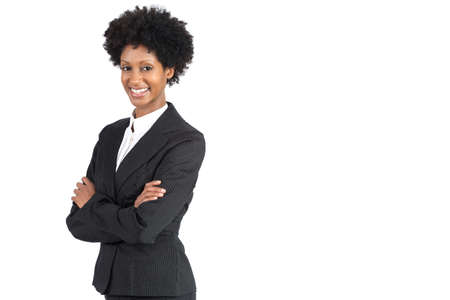 Handsome African American business woman.の写真素材