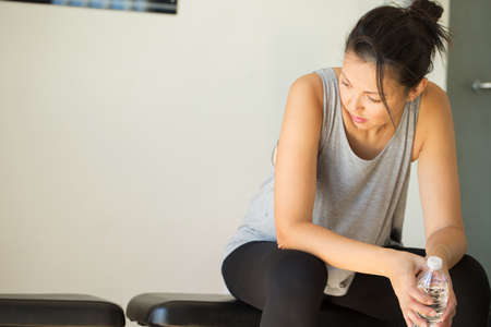 Fit woman at the gym.